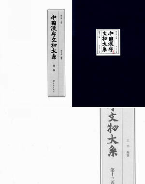 【中国汉字文物大系_大象出版社】（1.24G_15卷）