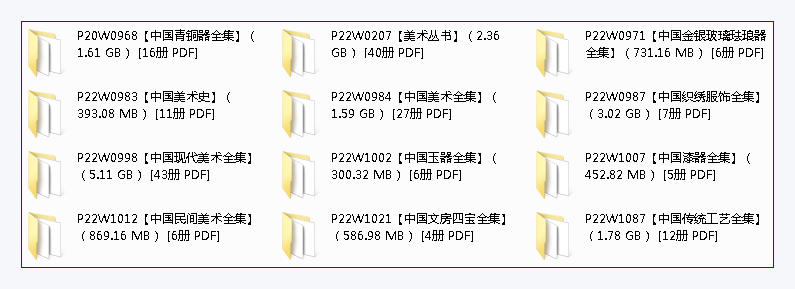 【工艺美术】PDF（18G）合集