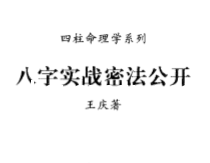 《八字实战秘法公开》_王庆着.pdf（2.69MB）