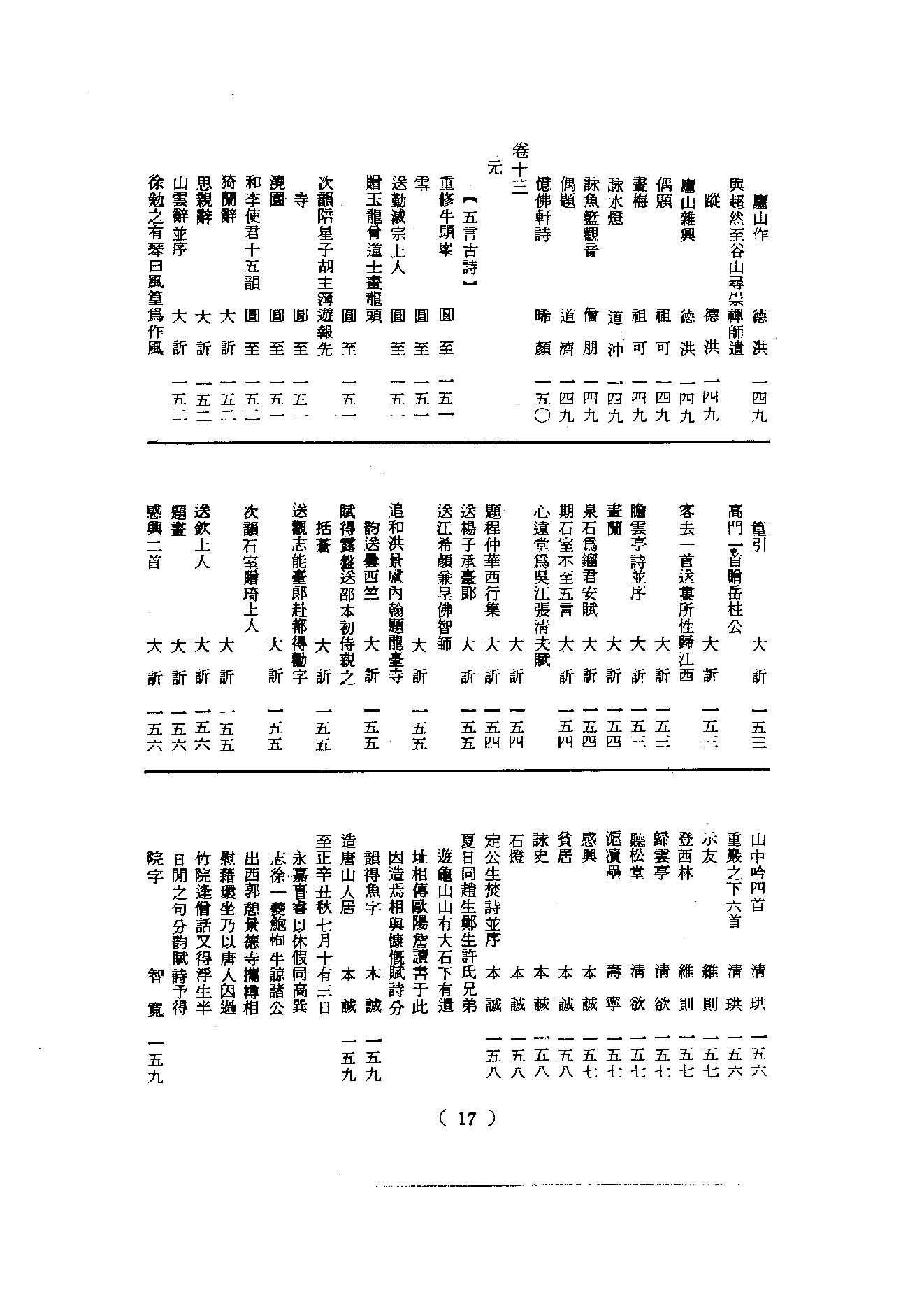 初编  第1册  101  古今禅藻集_明復法师主编_明文书局_1981.pdf_第23页