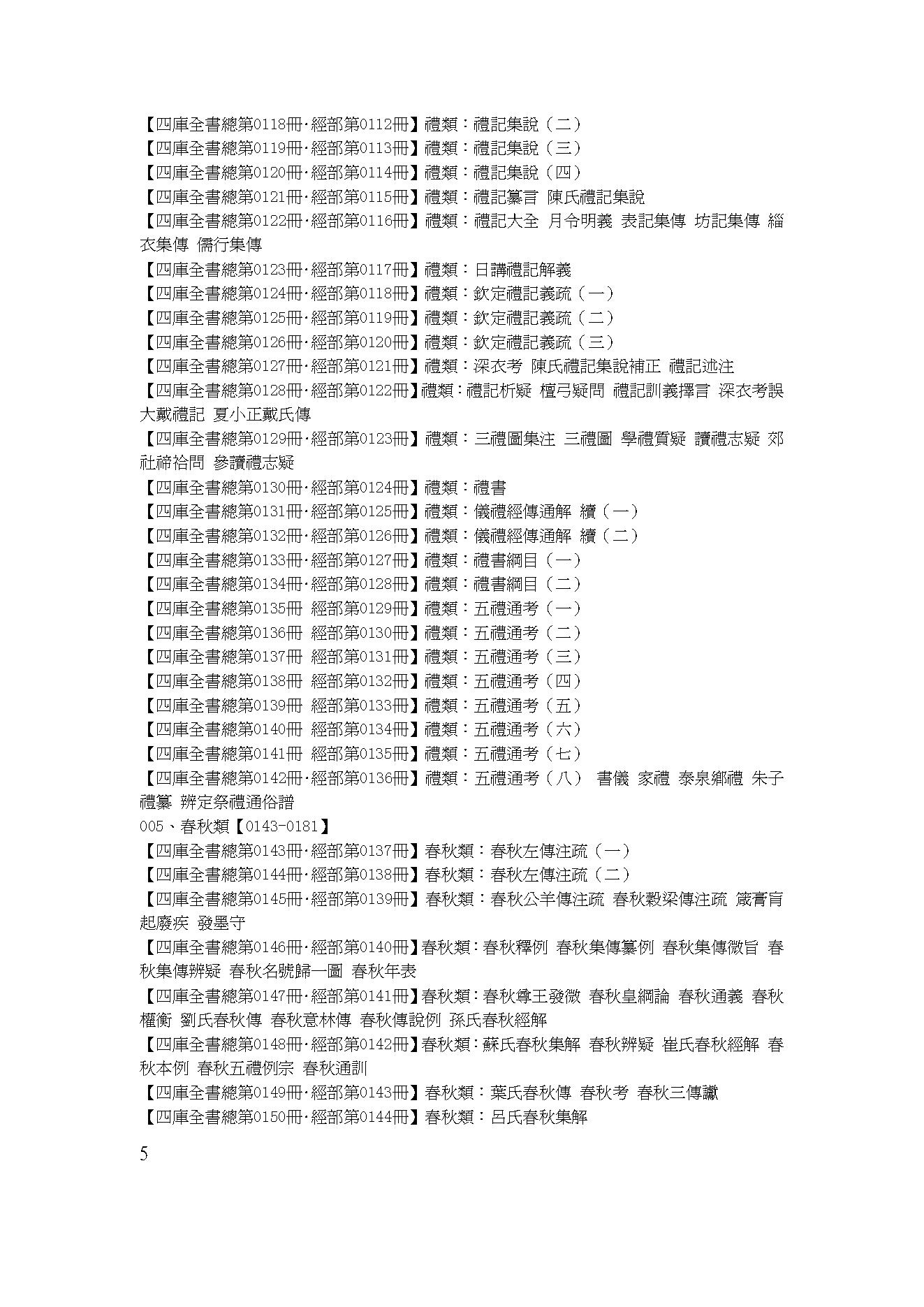 影印文渊阁四库全书书名目录 台湾商务印书馆影印 .pdf_第6页