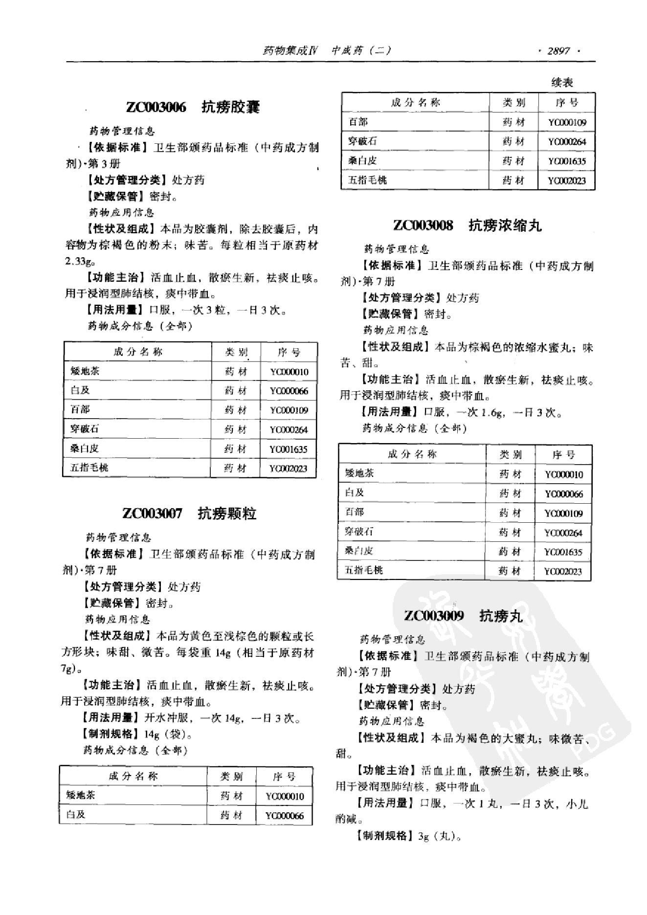 药物集成【IV】中成药（二）梁安鹏.李玉龙.扫描版(1).pdf_第9页