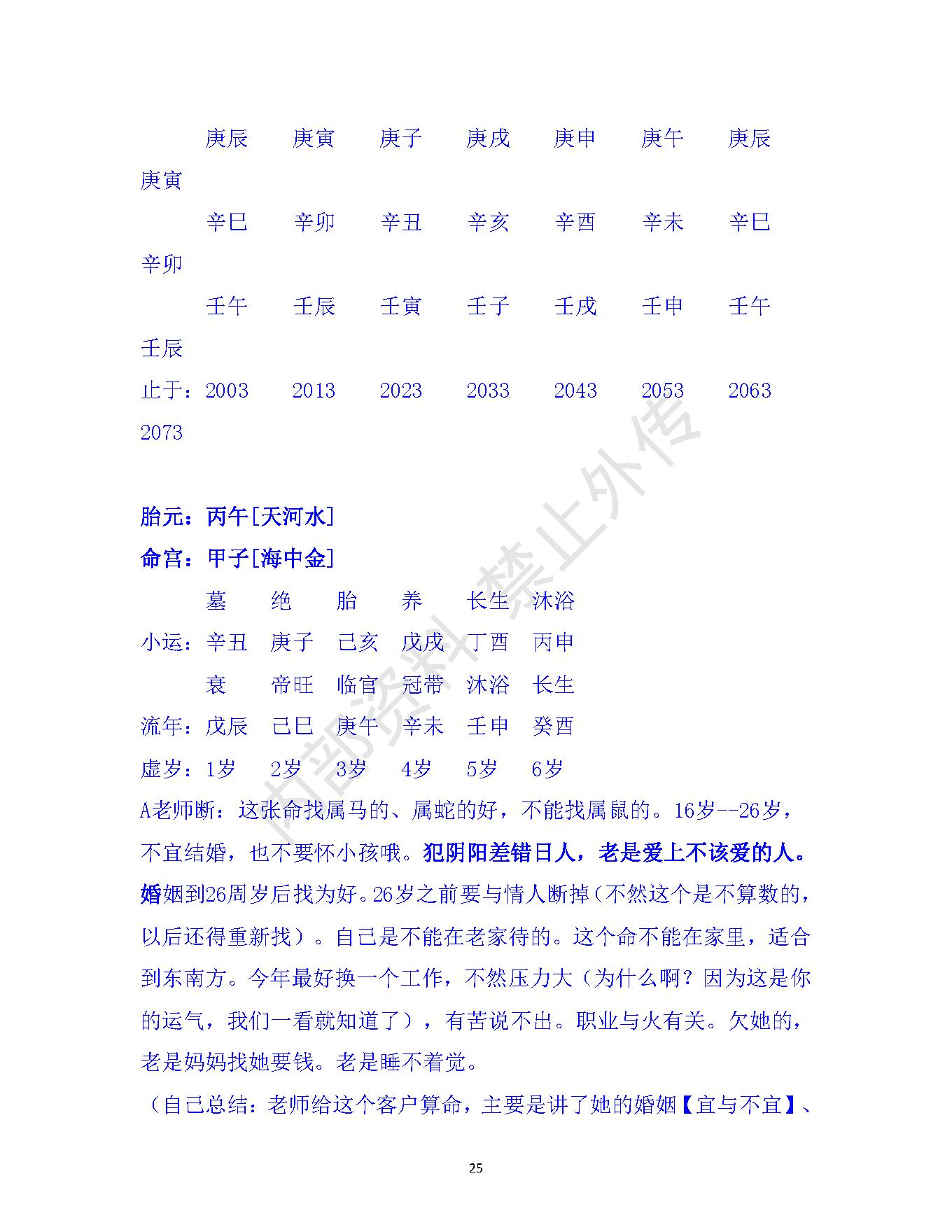 书艳_初中级八字课程_学员与老师一对一学习整理笔记.pdf_第25页