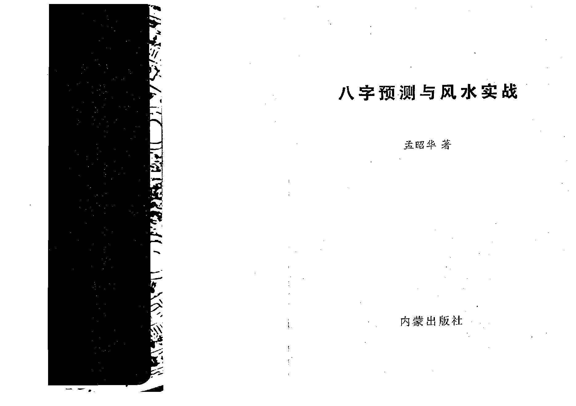 孟昭华-八字预测与风水实战.pdf_第1页