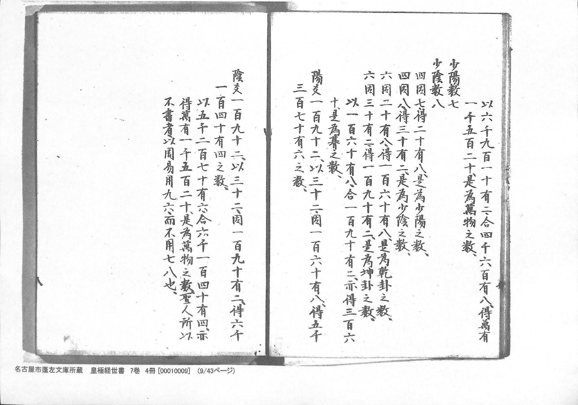 《皇极经世书》蓬左文库藏和抄本-七卷四册.pdf_第9页