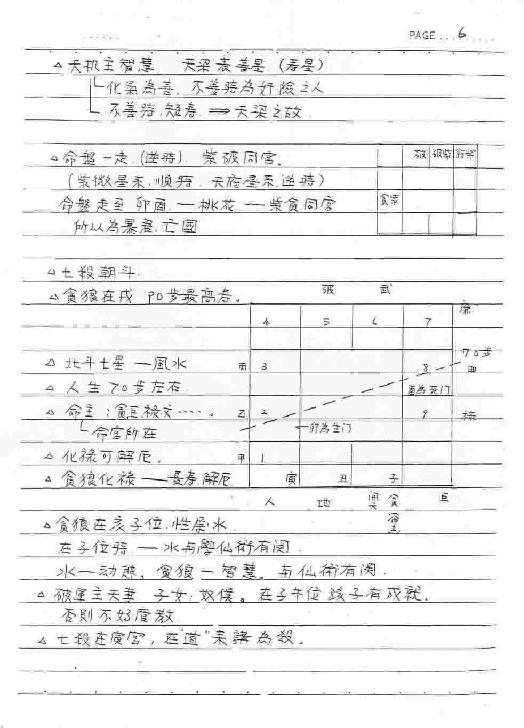 钦天四化-紫微斗数授课讲义（蔡明宏)(手抄....pdf_第8页