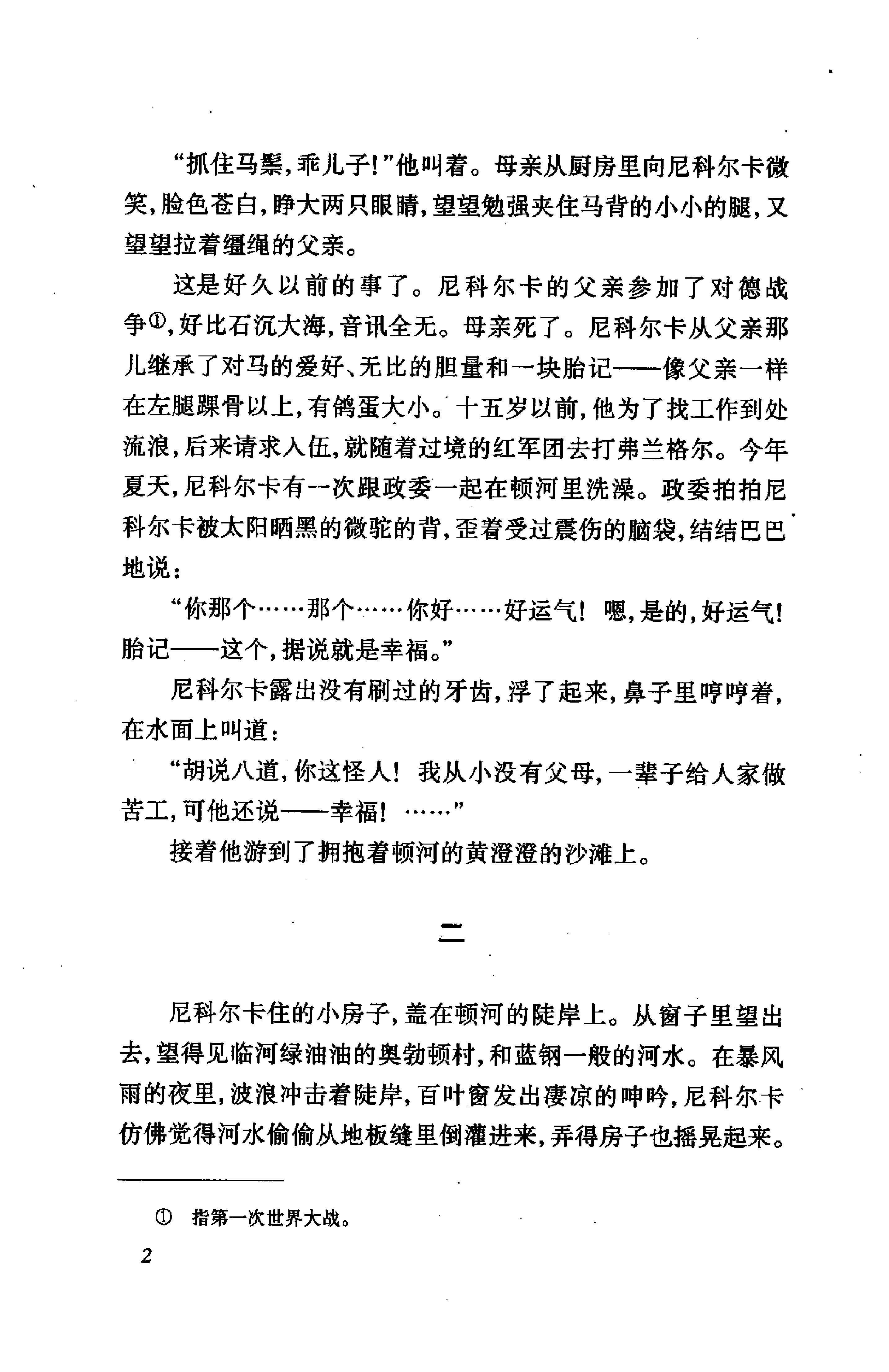 《一个人的遭遇》肖洛霍夫苏联_着_草婴译_人民文学出版社_2001年6月-历史学与社会理论.pdf_第11页