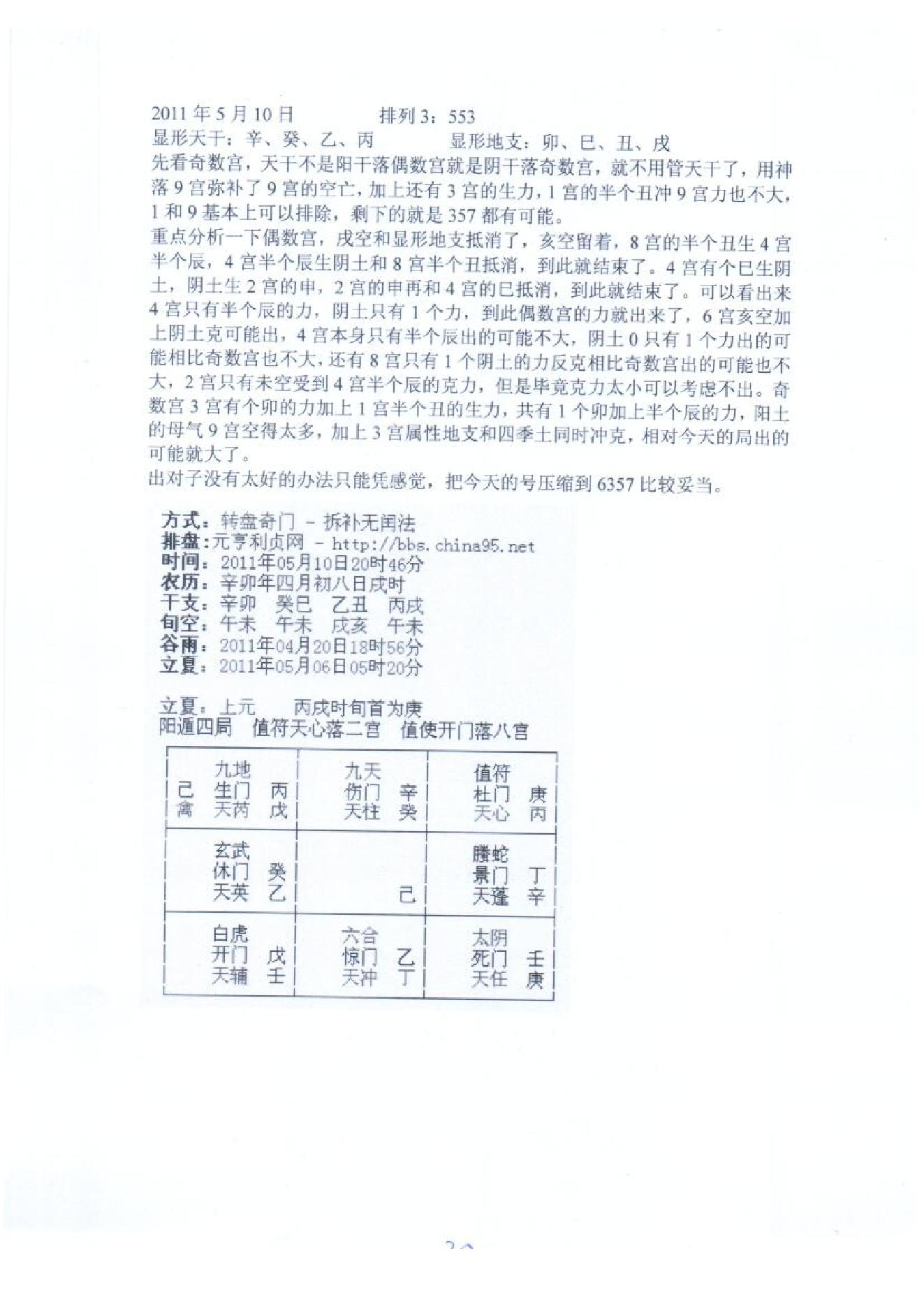 王伟光-奇门遁甲九宫五行生克测彩法.pdf_第20页