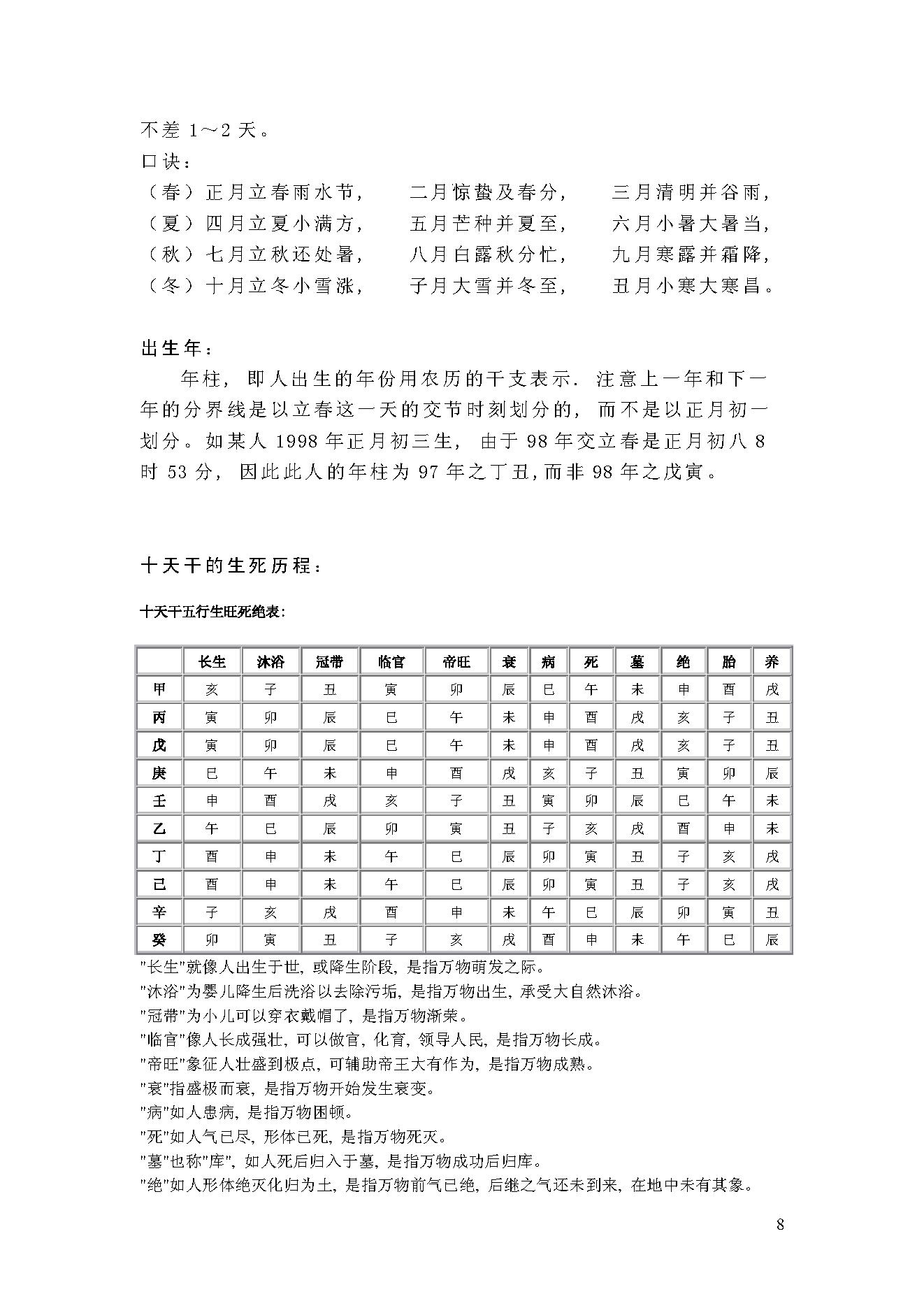 翁向宏-八字命理基础课程讲义.pdf_第8页