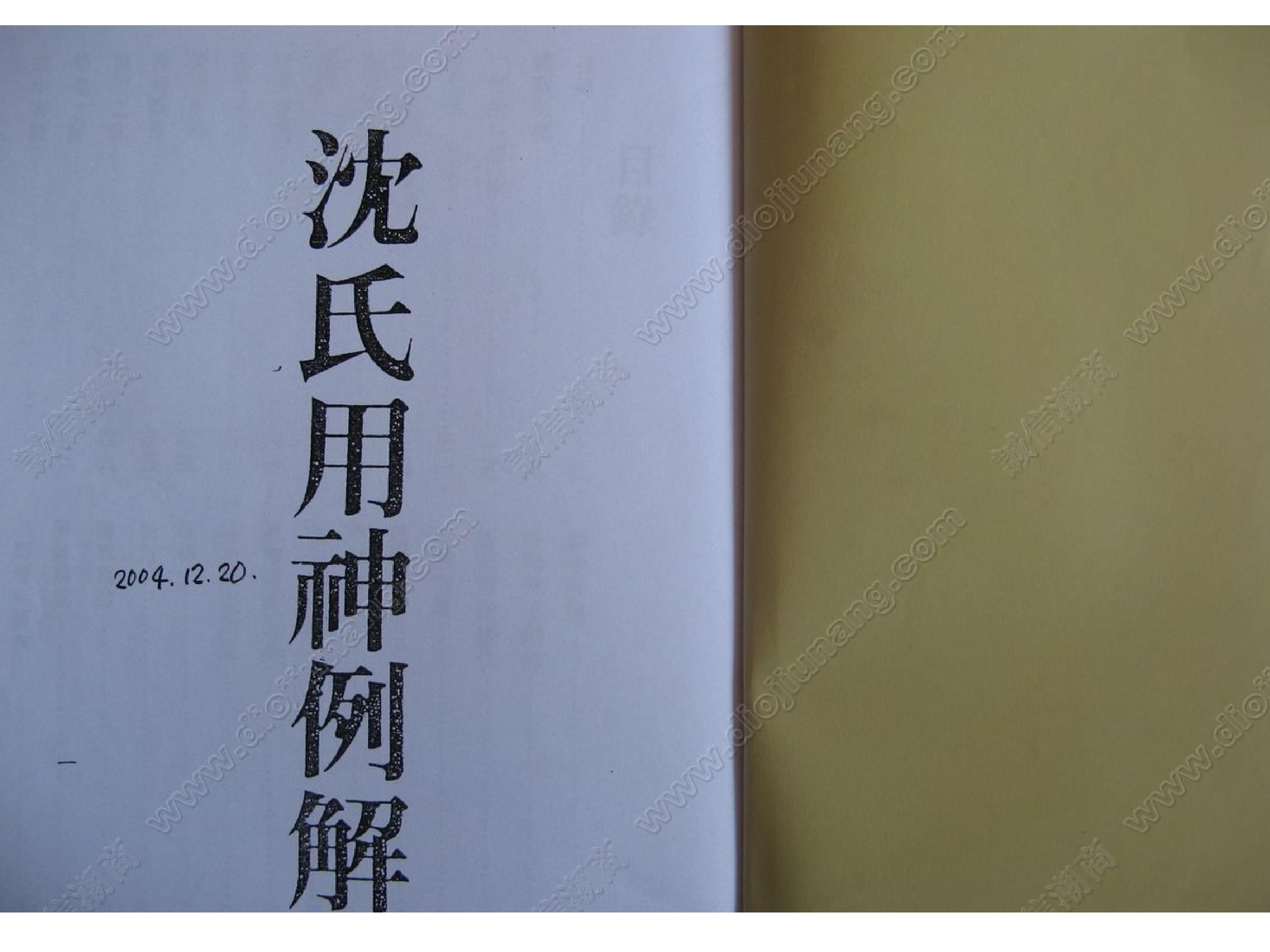 谢武藤-沈氏用神例解.pdf_第1页