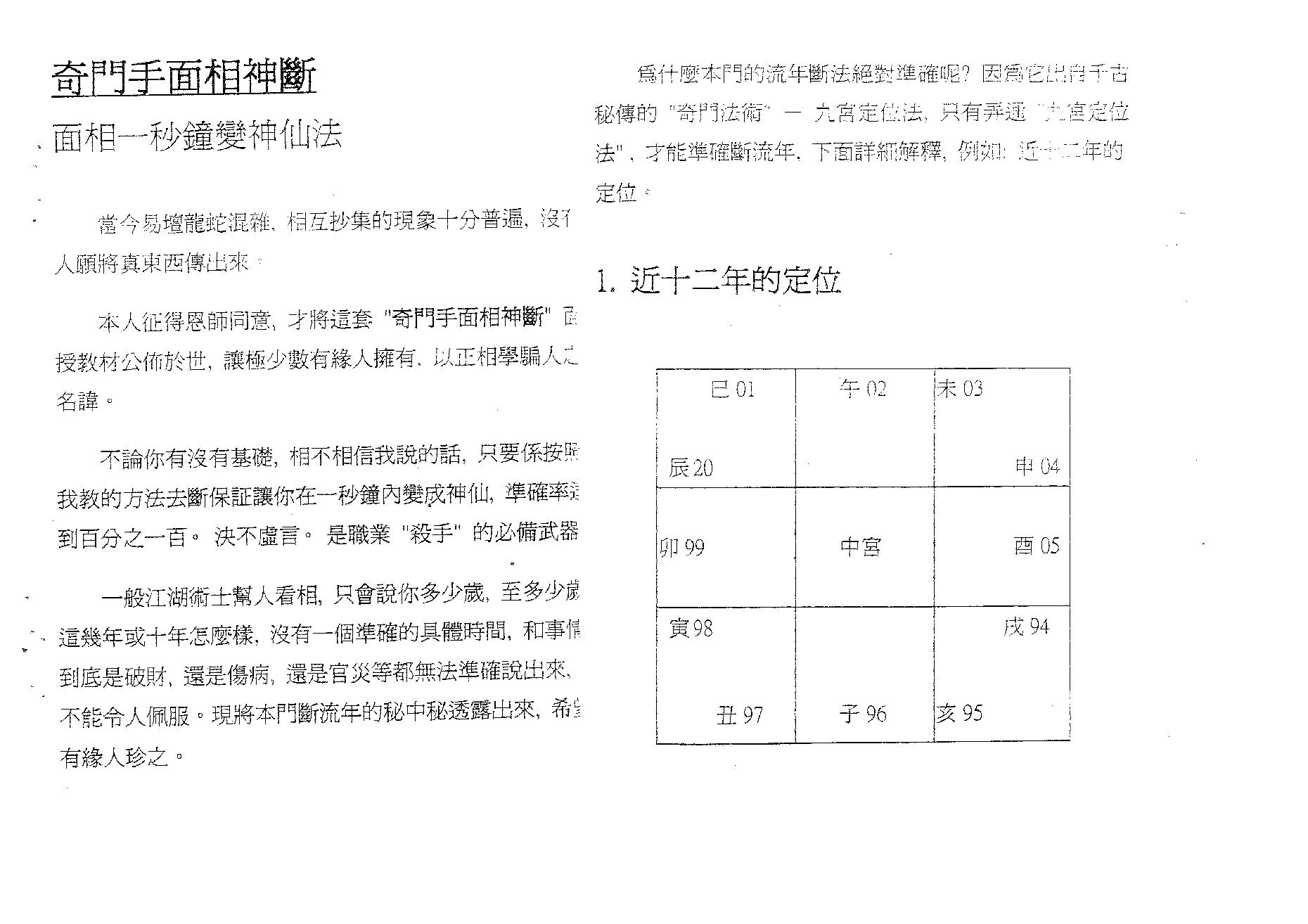 279-浩瀚 奇门手面相神断 上.pdf_第4页