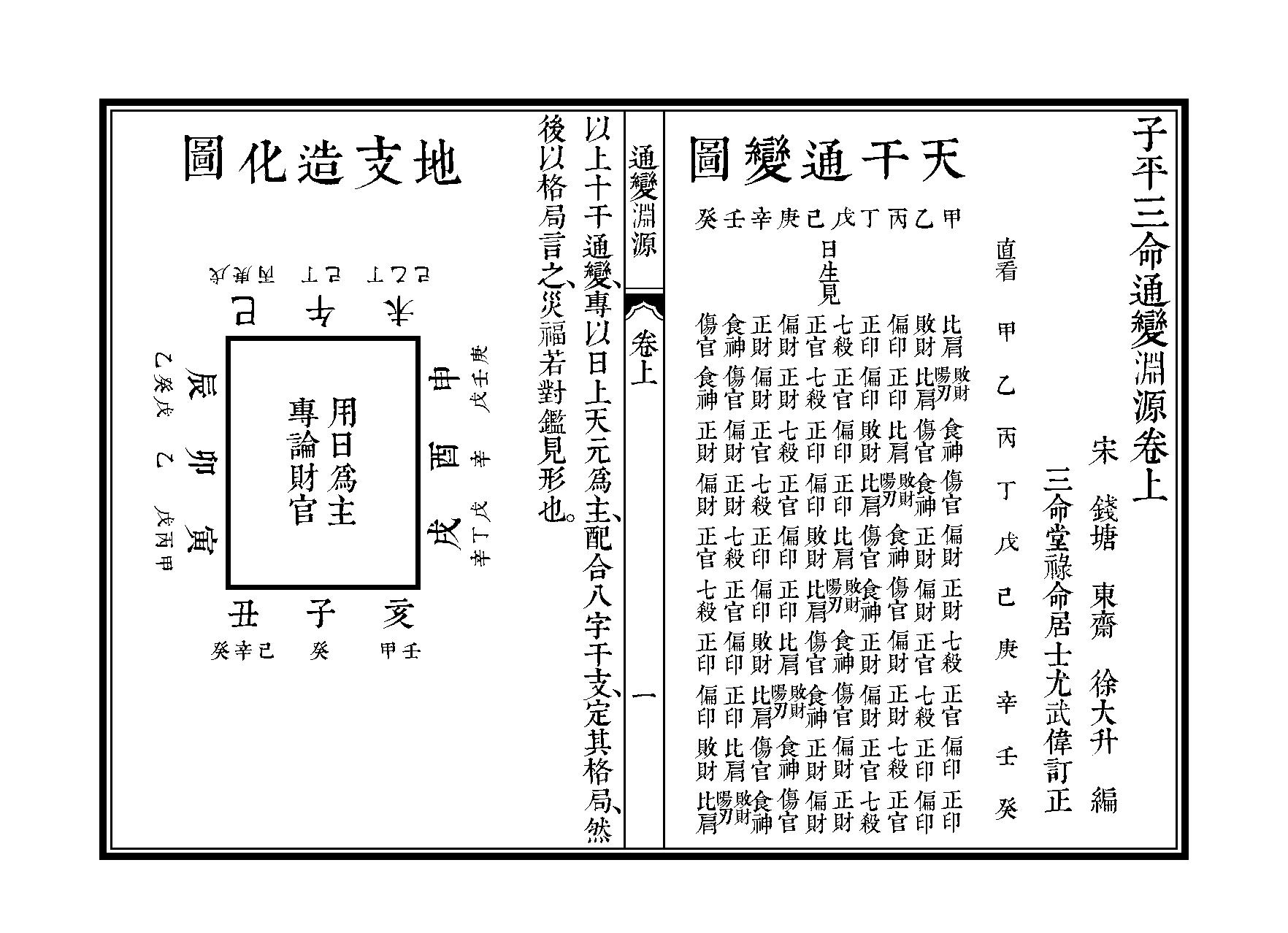 361-徐大升[宋] - 子平三命通变渊源（三命堂尤武伟校）.pdf_第4页