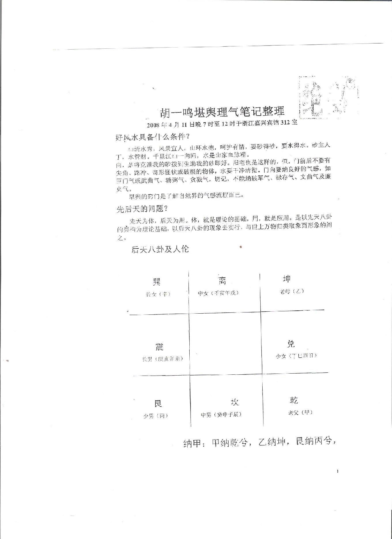 84-胡一鸣堪舆理气（命理）笔记[1].pdf_第5页