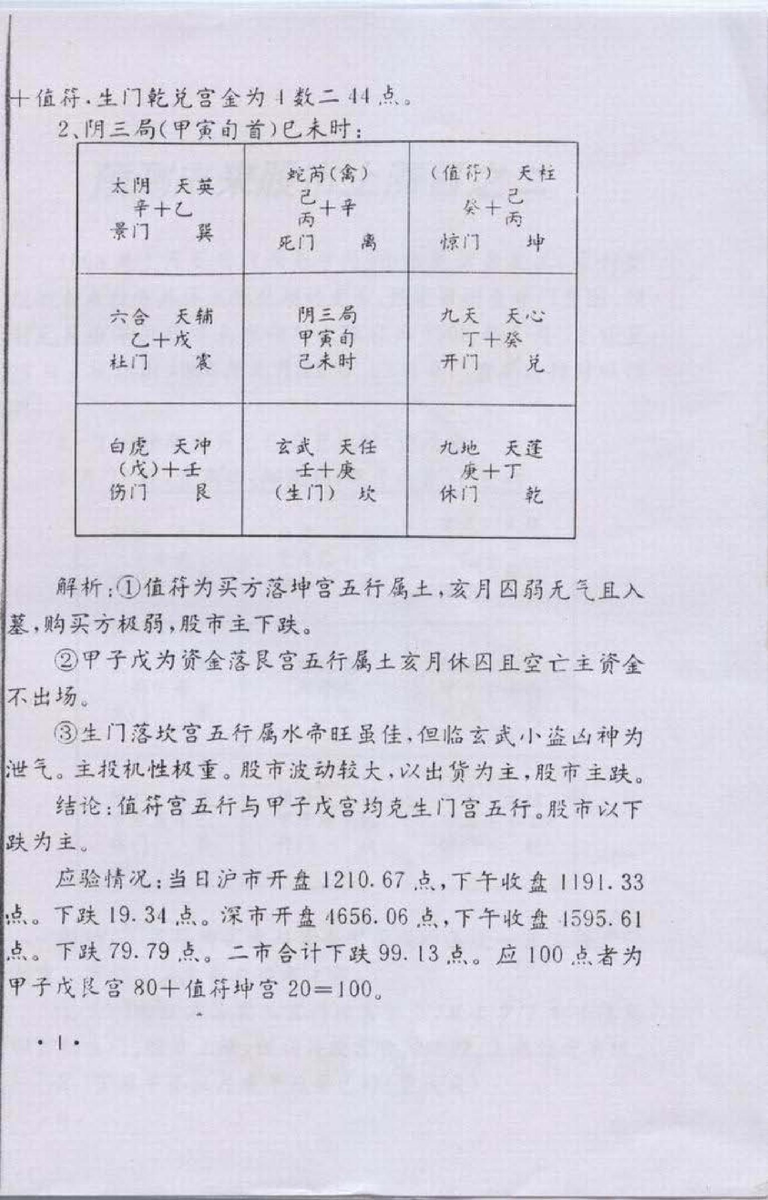 452-奇门遁甲股市预测资料.pdf_第3页