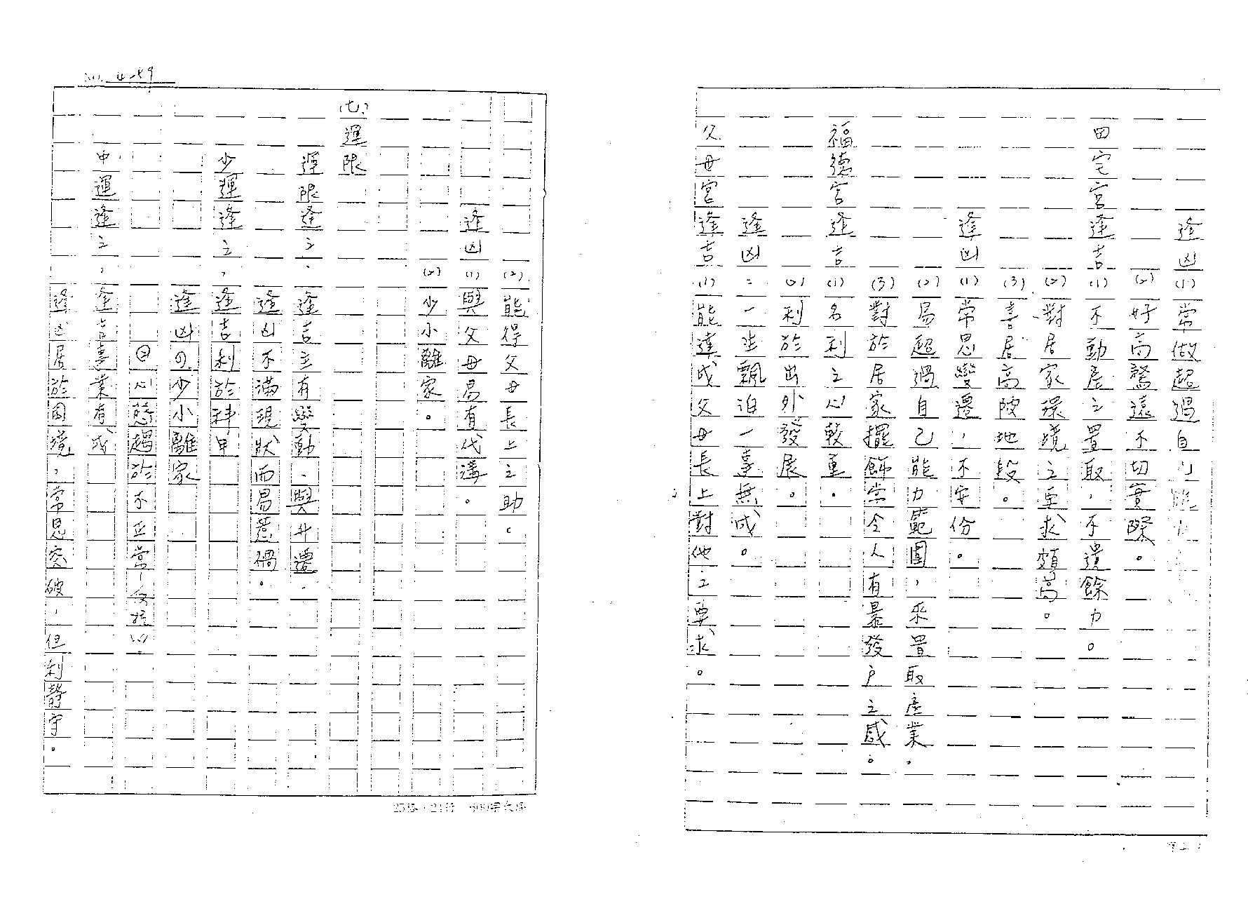 665邵崇龄手抄本紫微斗数讲义神煞篇.pdf_第9页