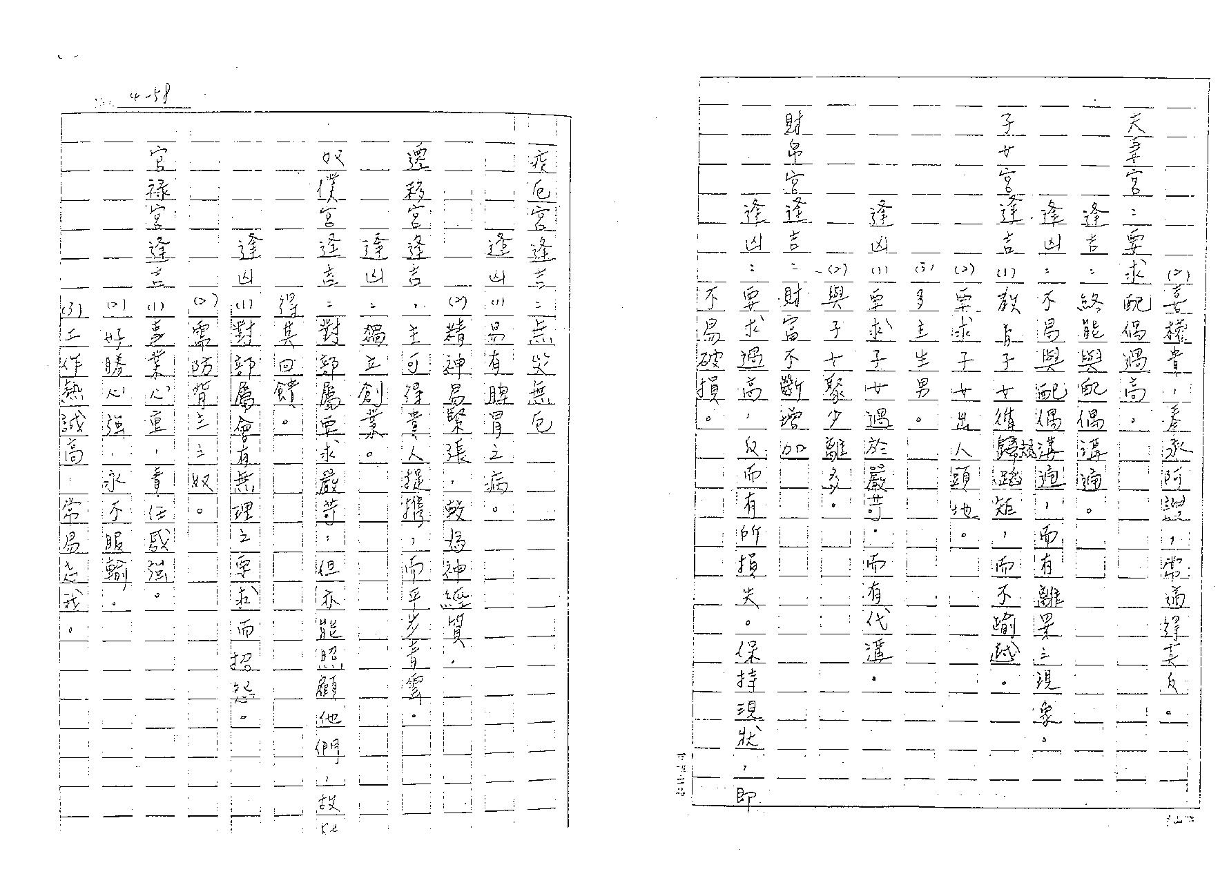 665邵崇龄手抄本紫微斗数讲义神煞篇.pdf_第8页