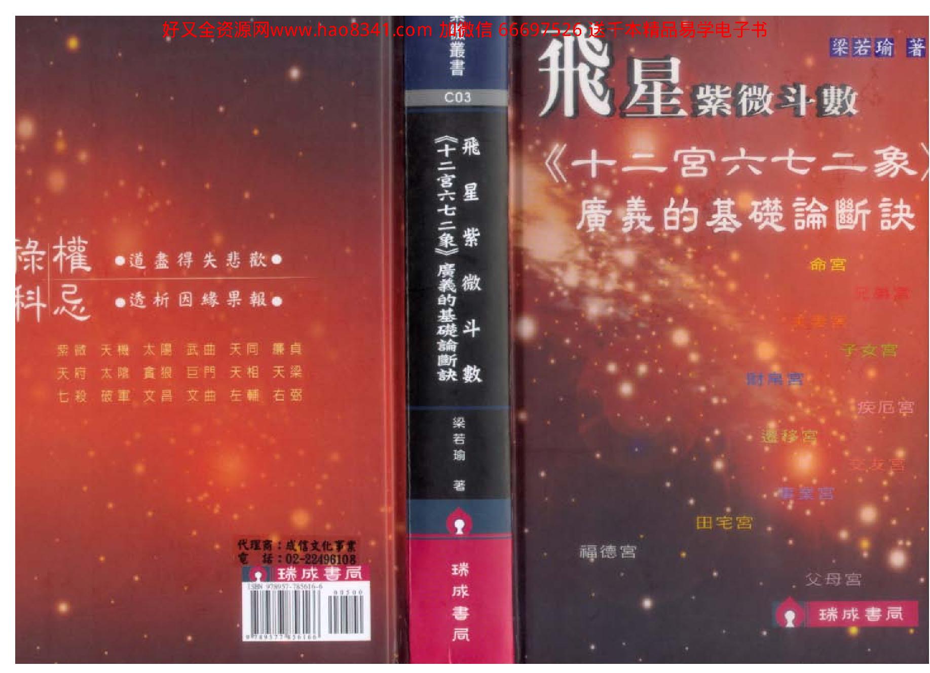 613梁若瑜-飞星紫微斗数《十二宫六七二象》广义的基础论断诀.pdf(11.77MB_232页)