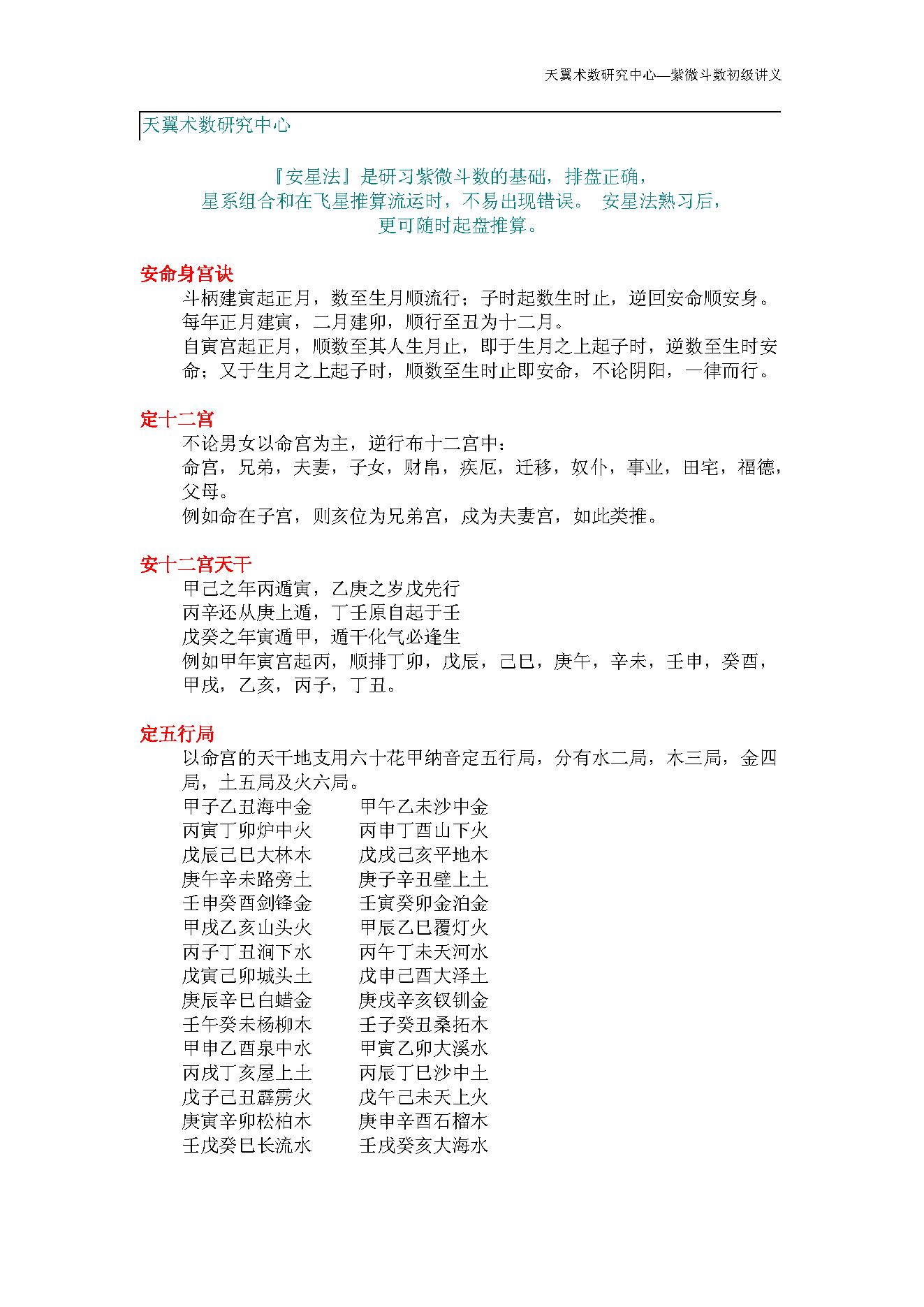 675天翼术数研究中心-紫微斗数初级讲义.pdf_第10页