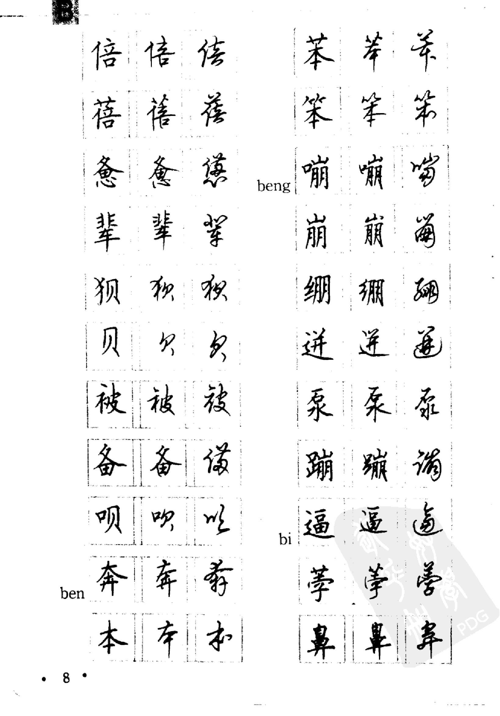 5000常用汉字钢笔三体字帖.pdf_第8页