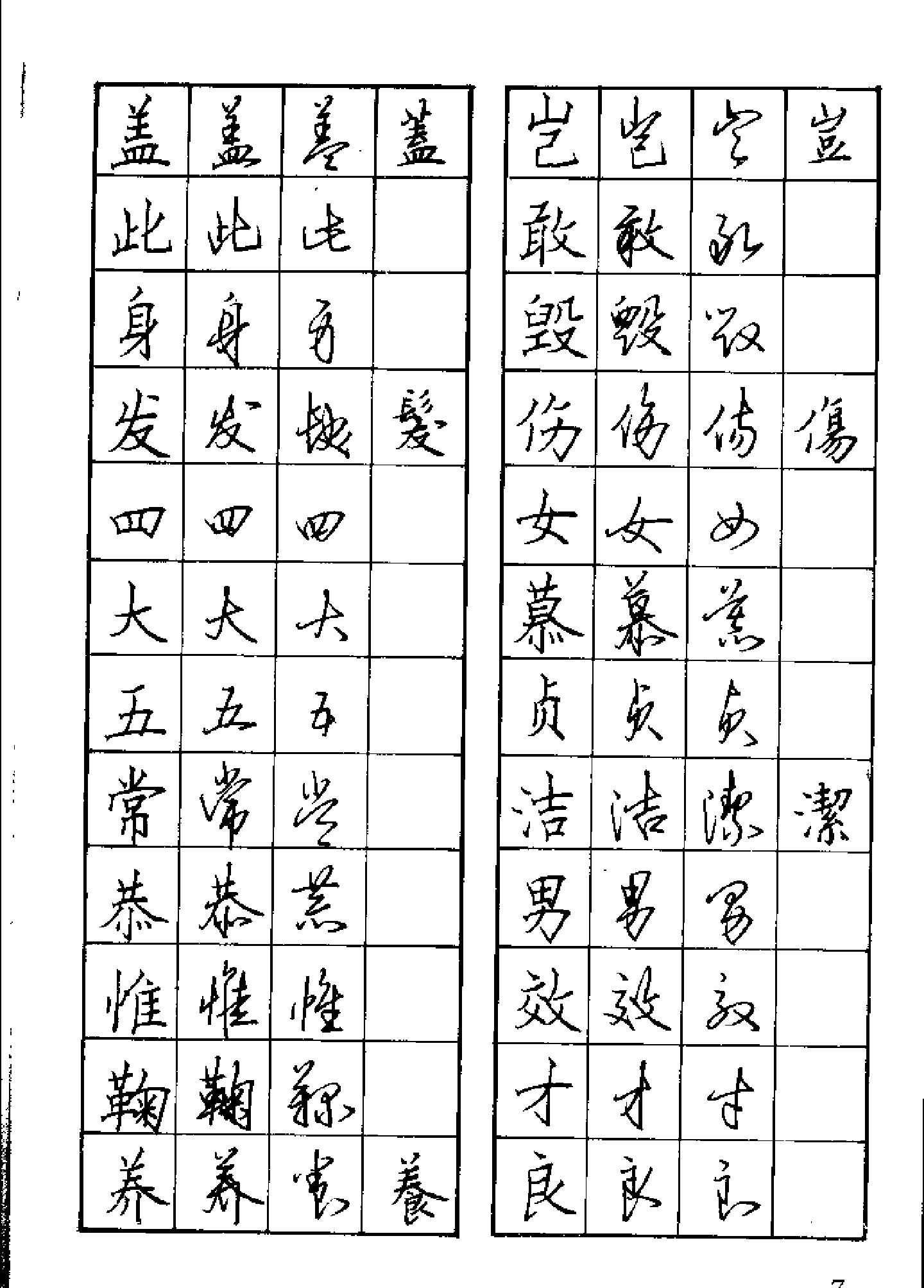 千字文楷行草钢笔字帖.pdf_第10页