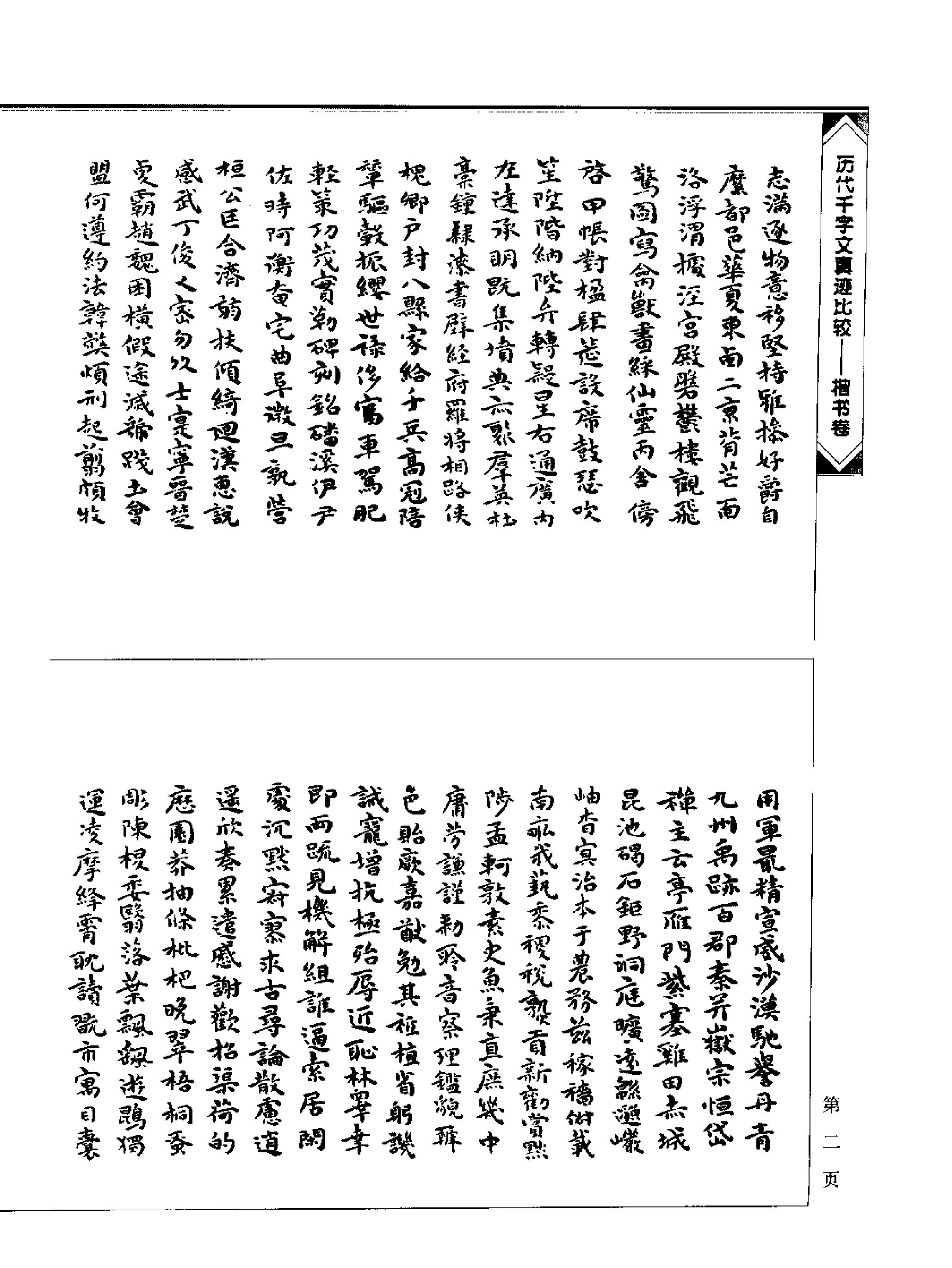 历代千字文真迹比较#楷书卷.pdf_第6页