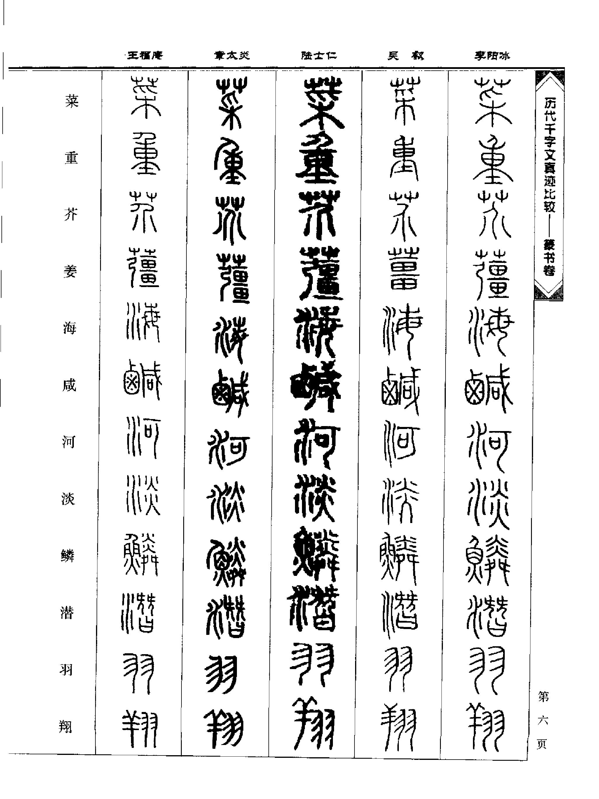 历代千字文真迹比较#篆书卷.pdf_第10页