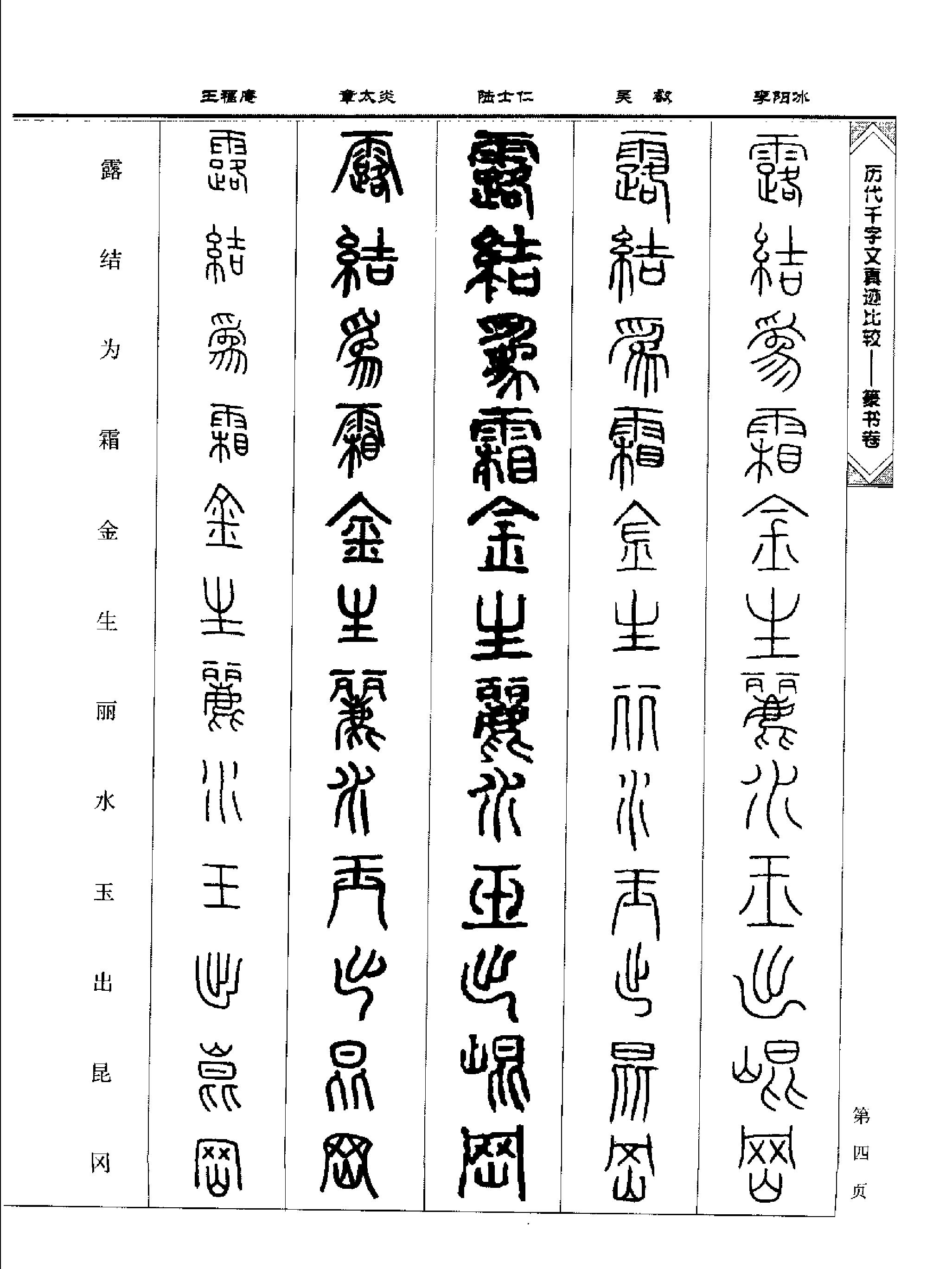 历代千字文真迹比较#篆书卷.pdf_第8页