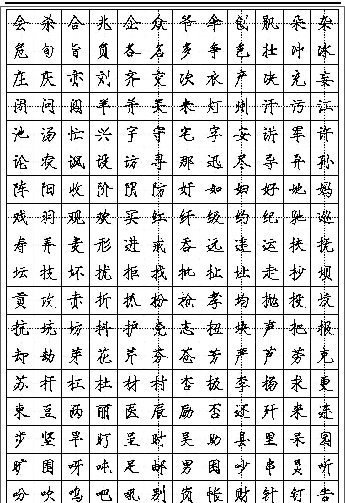 常用2500字瘦金体字帖.pdf_第3页