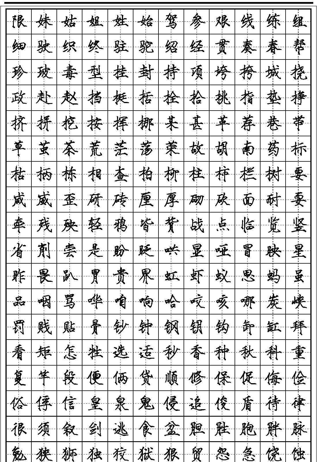 常用2500字瘦金体字帖.pdf_第6页