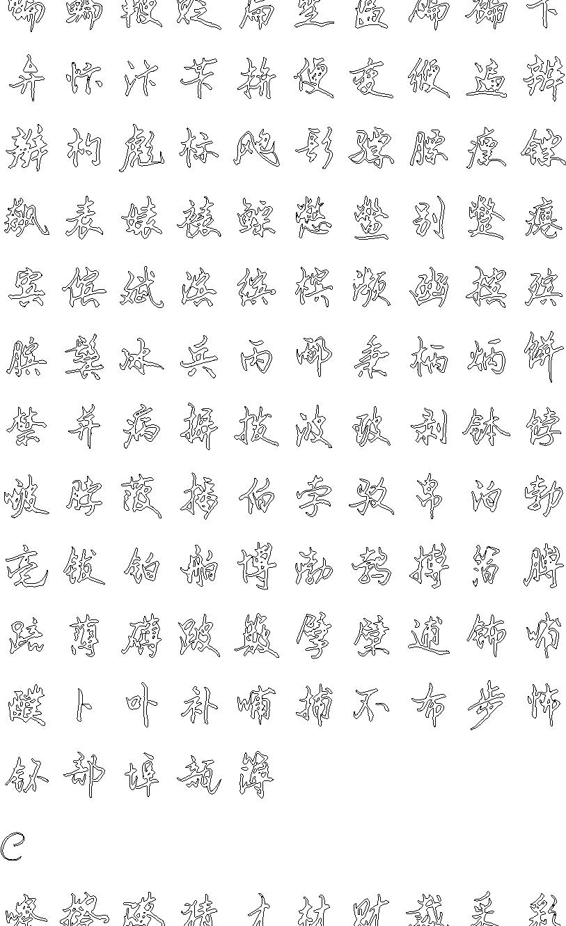 行书钢笔硬笔书法字帖7000字空心描习#.pdf_第3页