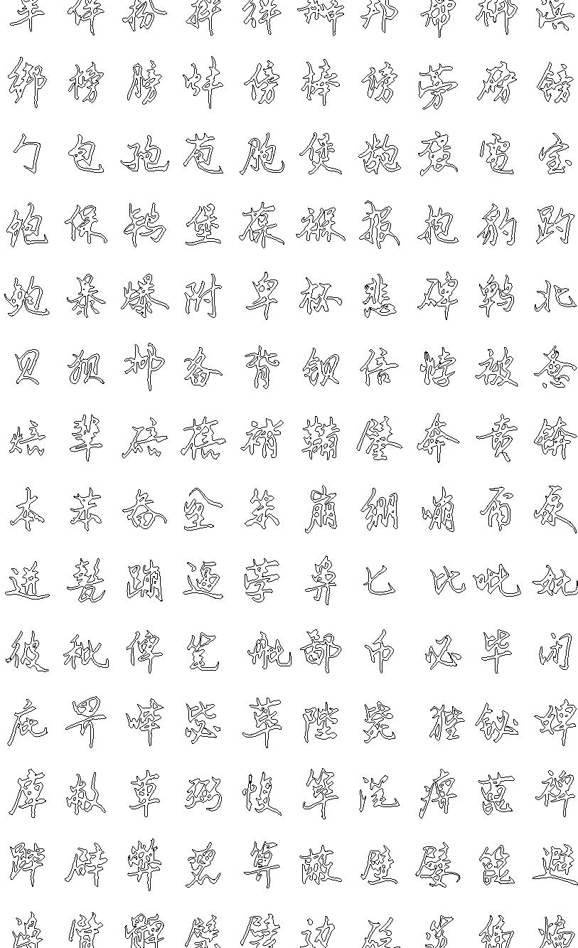 行书钢笔硬笔书法字帖7000字空心描习#.pdf_第2页