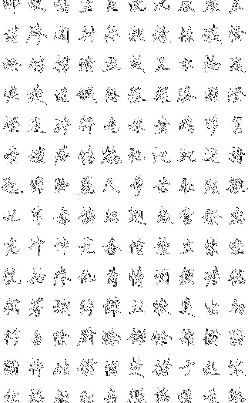 行书钢笔硬笔书法字帖7000字空心描习#.pdf_第5页