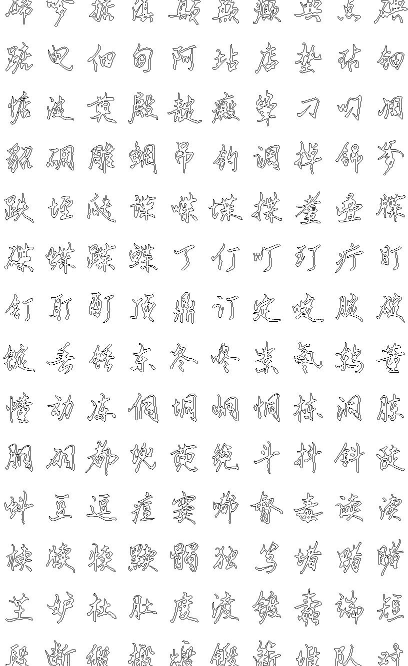 行书钢笔硬笔书法字帖7000字空心描习#.pdf_第8页