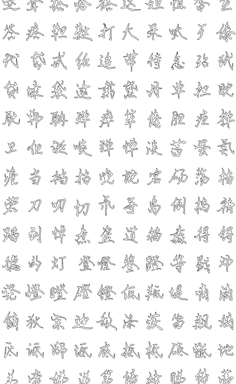 行书钢笔硬笔书法字帖7000字空心描习#.pdf_第7页