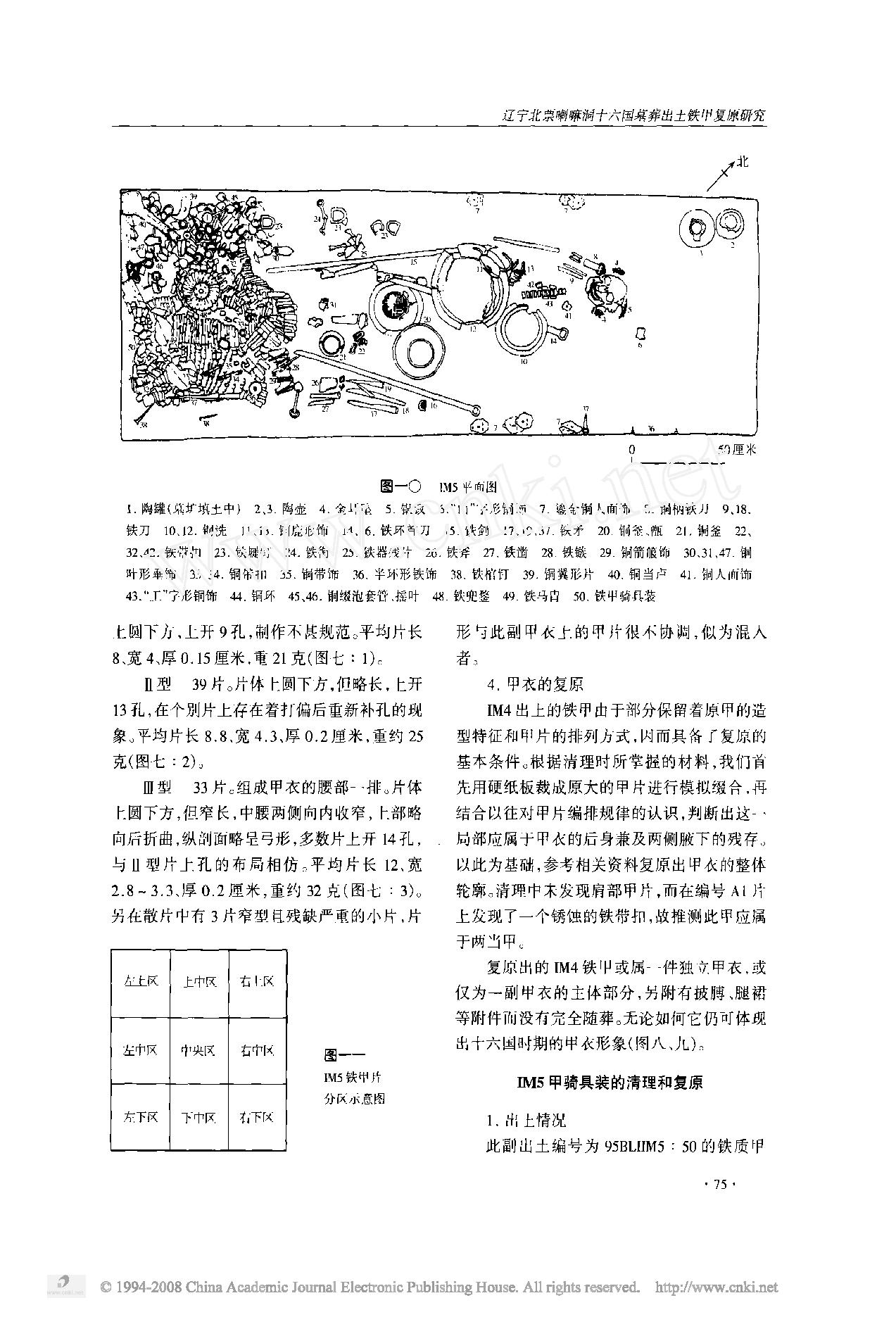 辽宁北票喇嘛洞十六国墓葬出土铁甲复原研究.pdf_第6页